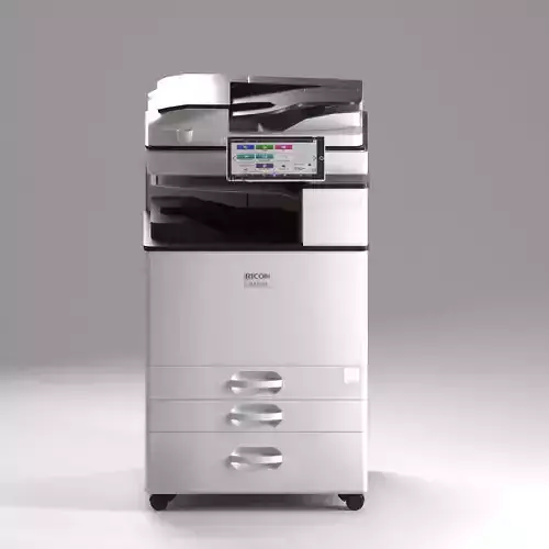 Office Printer All in One Multifunction Ricoh  3D model