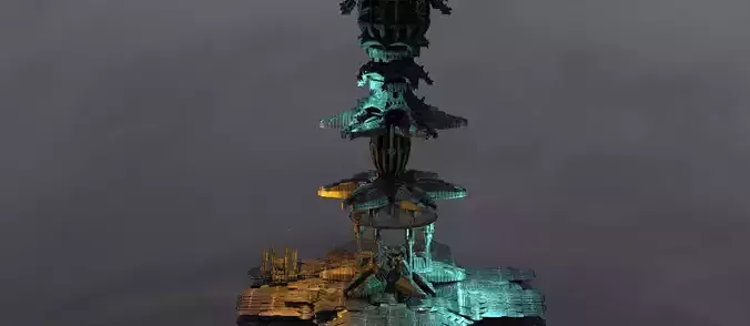 Arch Magician Tower sci fi tower