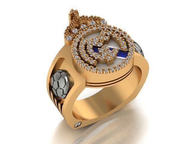 REAL MADRID RING-REAL MADRID ANILLO 3D print model