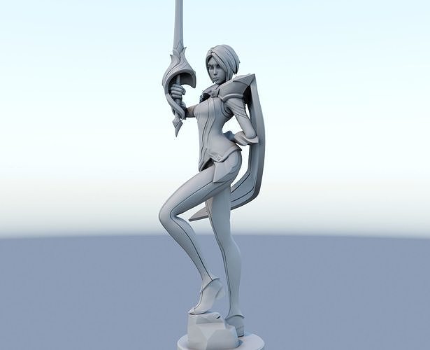 fiora 3D Print Model from League of Legends 3D print model