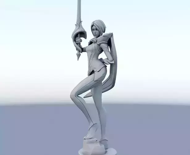 fiora 3D Print Model from League of Legends 3D print model