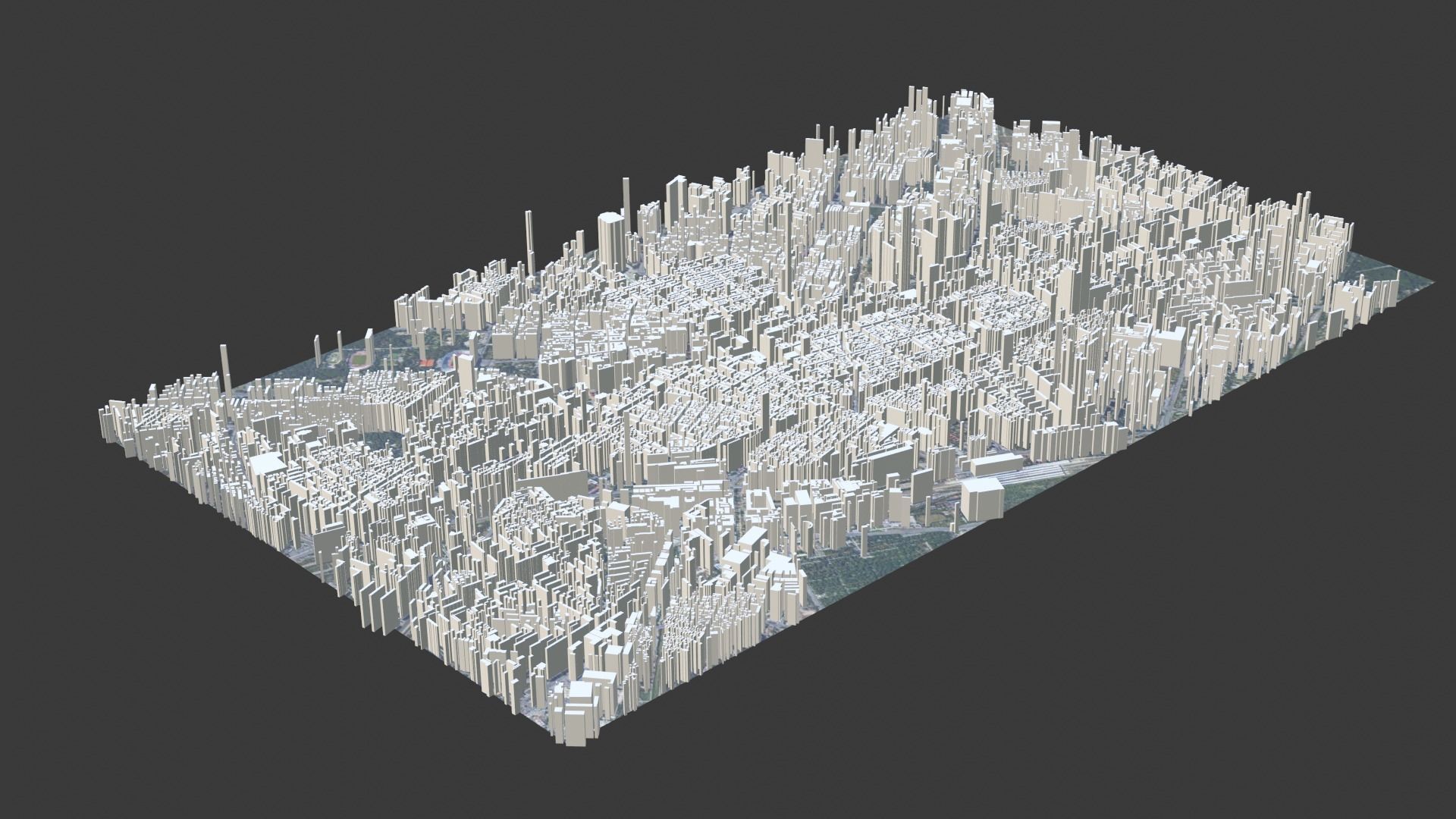 Sofia City Low-poly 3D model_2