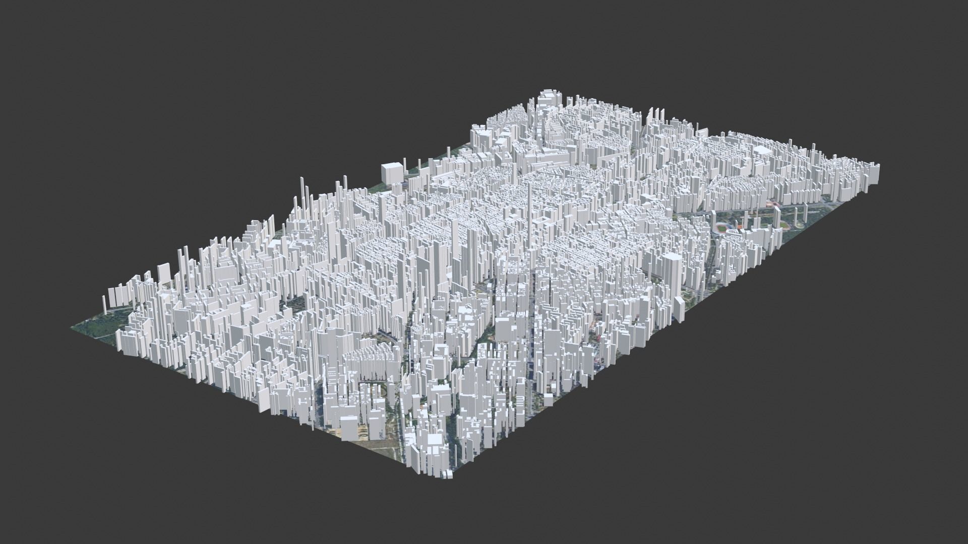 Sofia City Low-poly 3D model_5