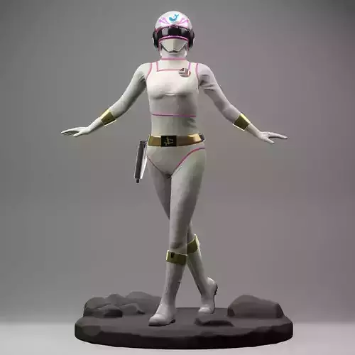 HIGH Change Mermaid - CHANGEMAN 3D print model