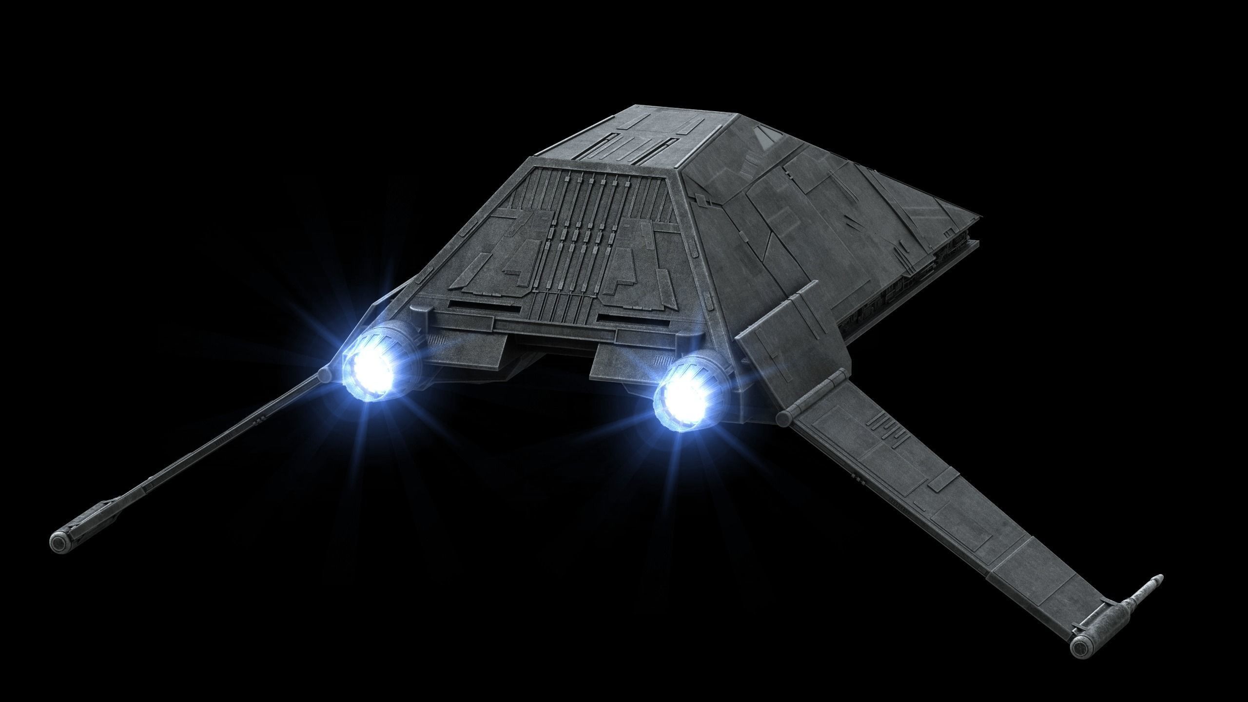 Inquisitor Scythe Transport - Star Wars Kenobi 3D model_3