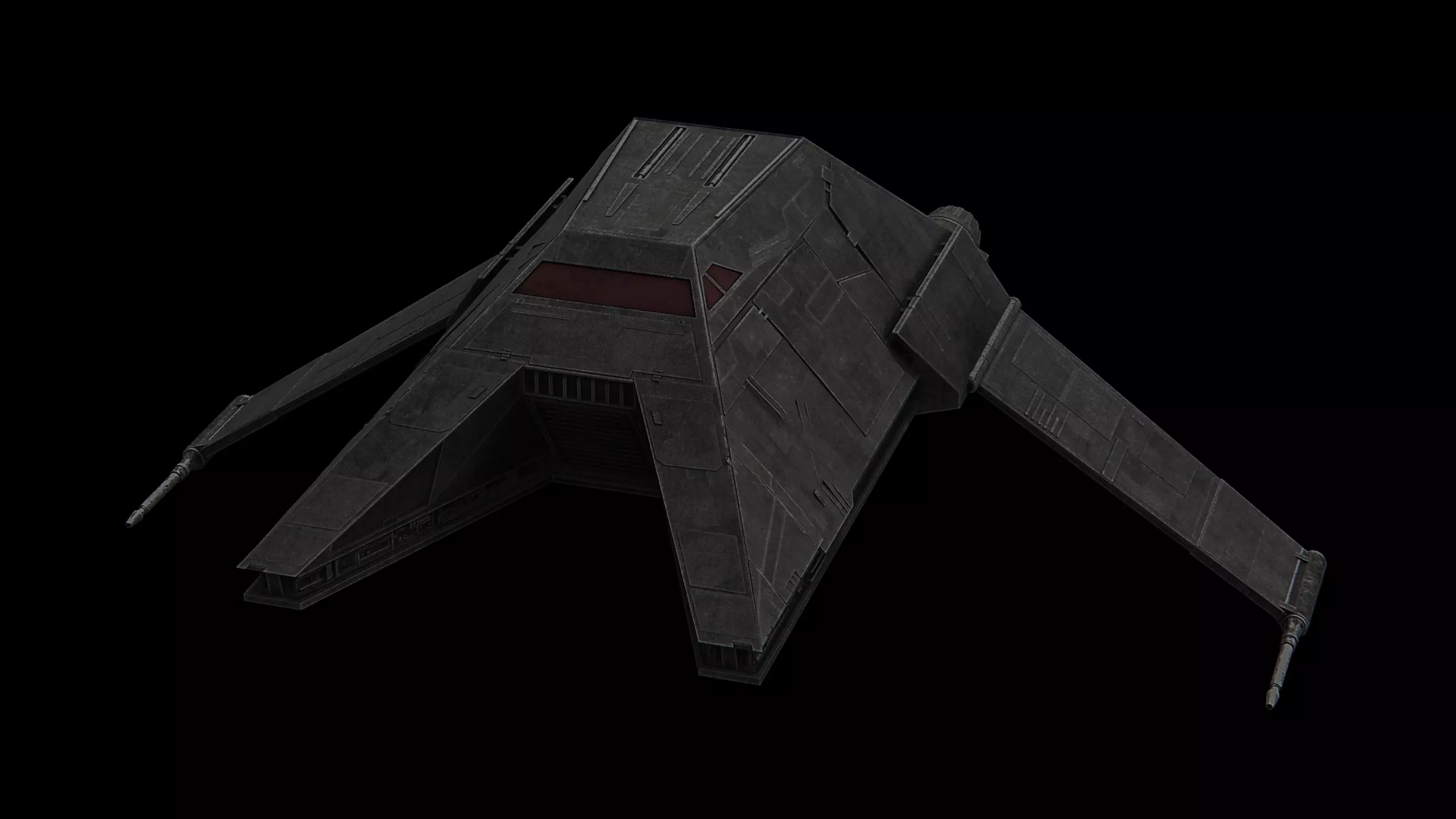 Inquisitor Scythe Transport - Star Wars Kenobi 3D model_0