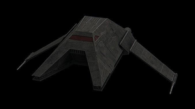 Inquisitor Scythe Transport - Star Wars Kenobi 3D model