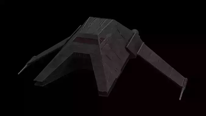 Inquisitor Scythe Transport - Star Wars Kenobi 3D model