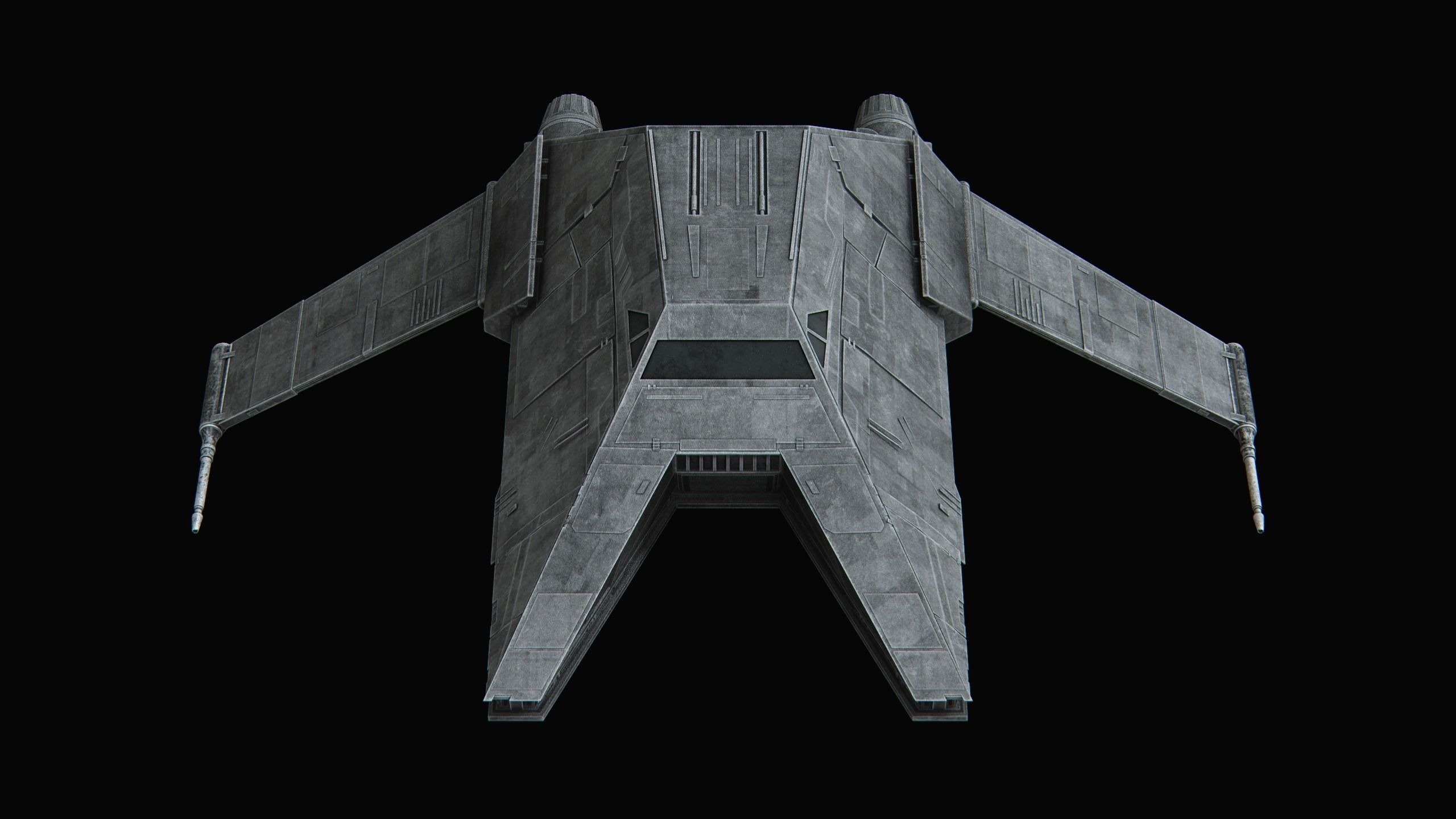 Inquisitor Scythe Transport - Star Wars Kenobi 3D model_1