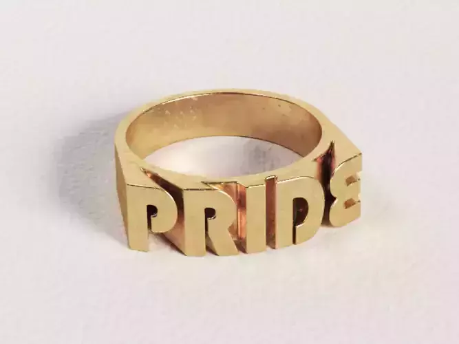 Pride Ring 3D print model