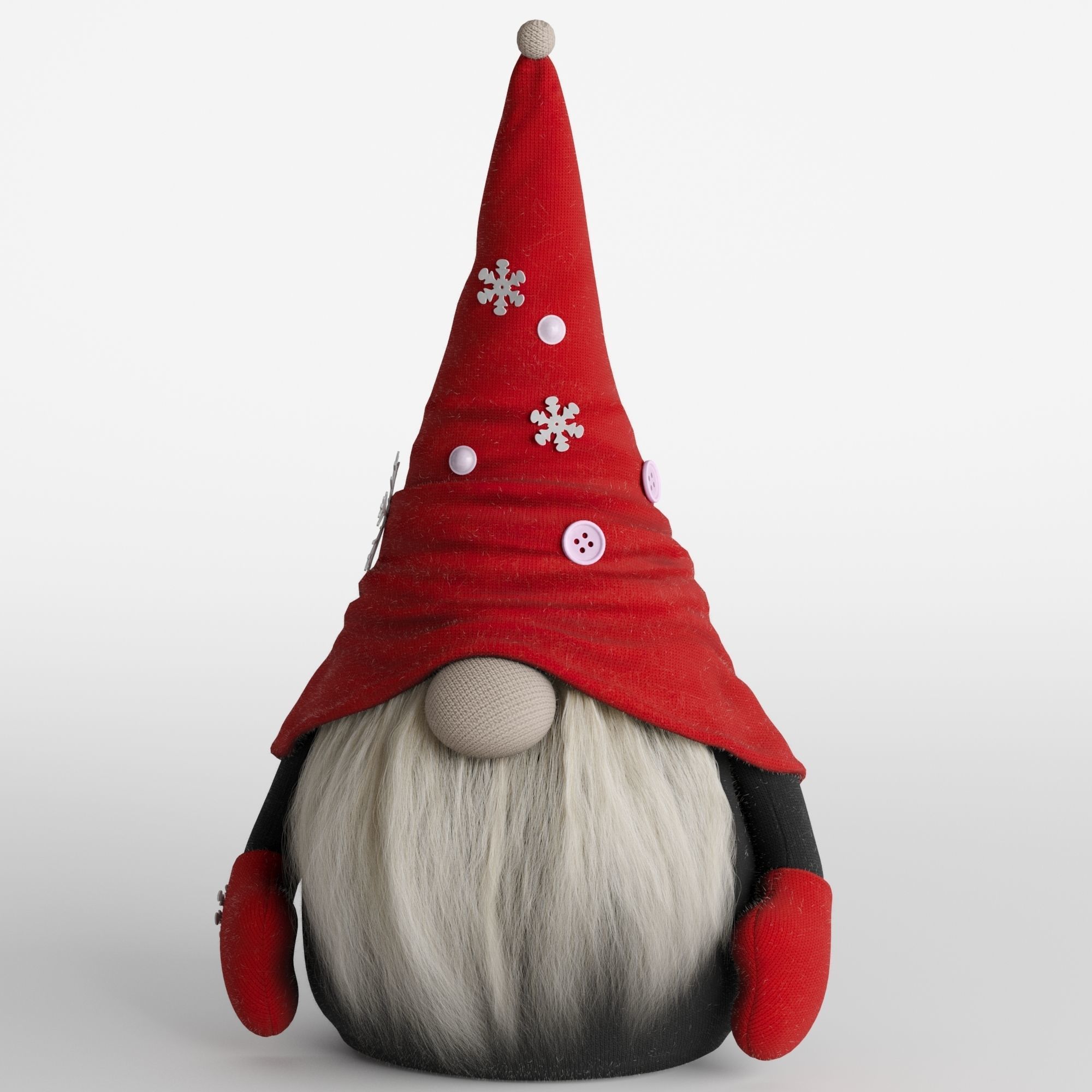 Christmas gnomes 3D model_4