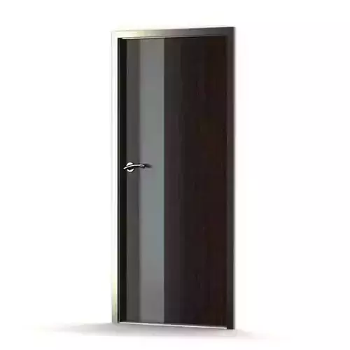 Wood Metal Office Door 3D model