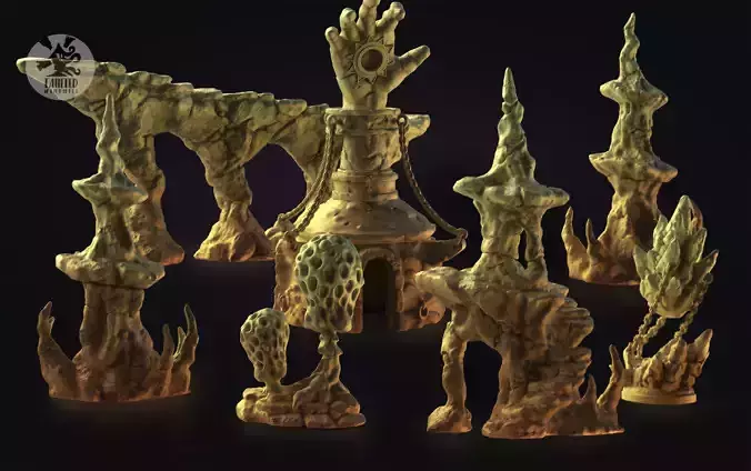 Desert Rock Terrain Set