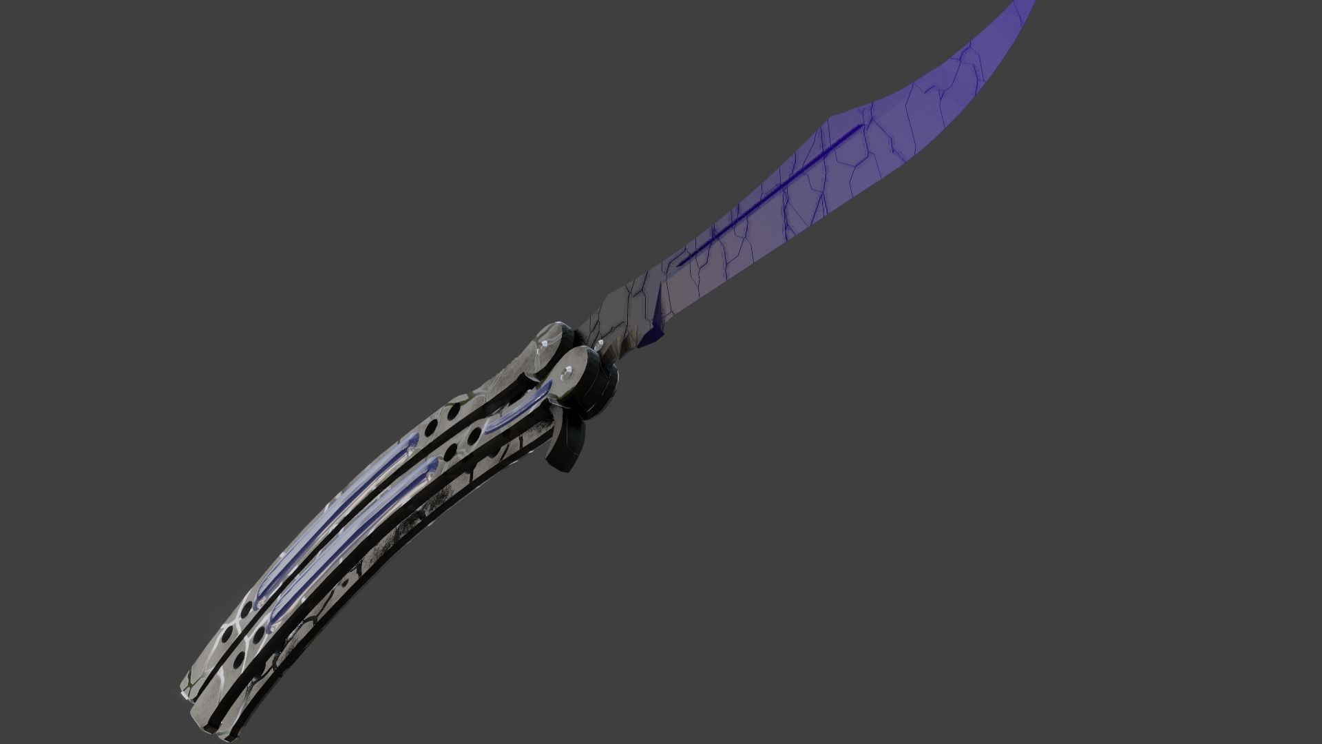 I made all the knives in cs go Low-poly 3D model_15