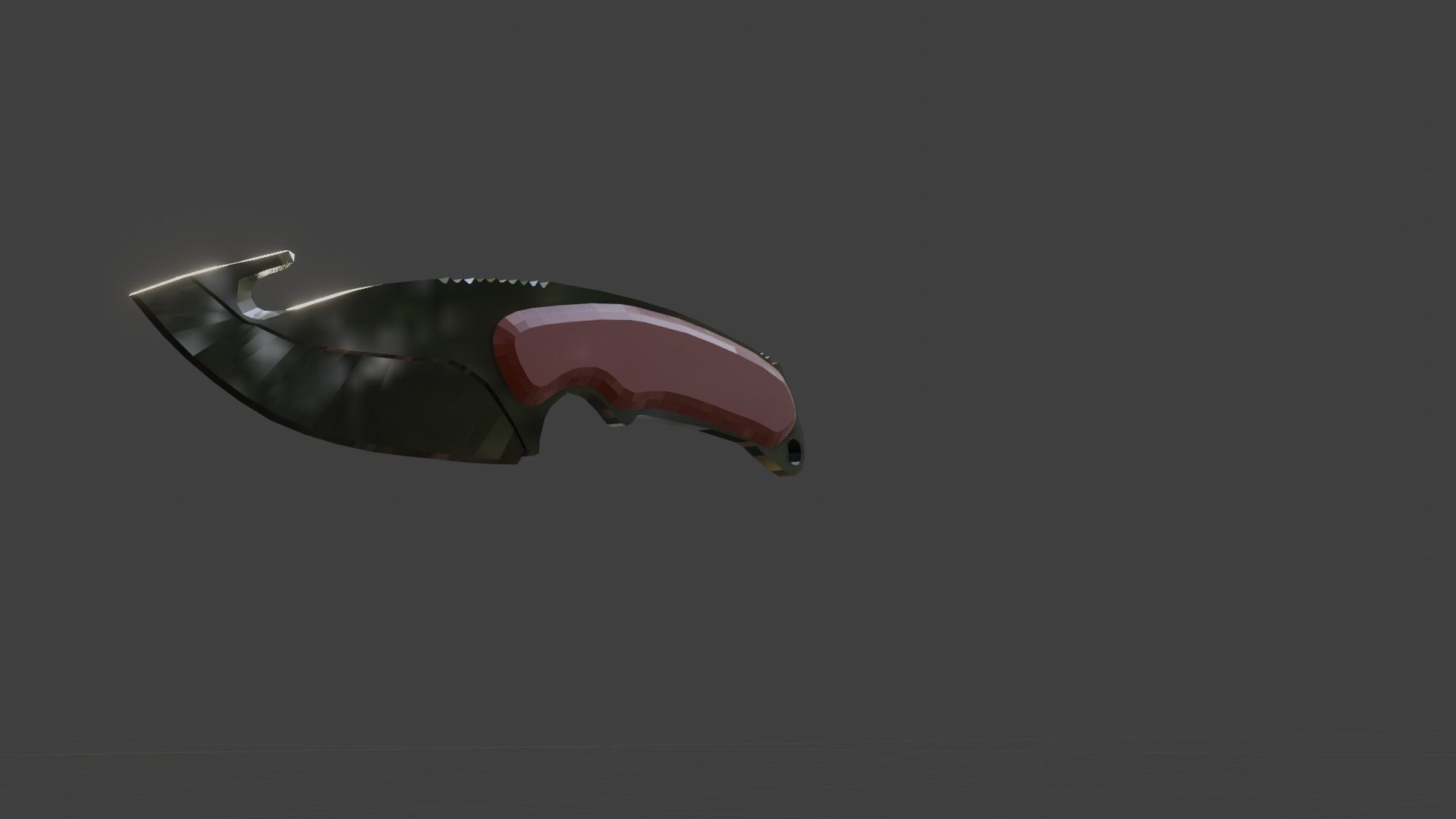 I made all the knives in cs go Low-poly 3D model_21