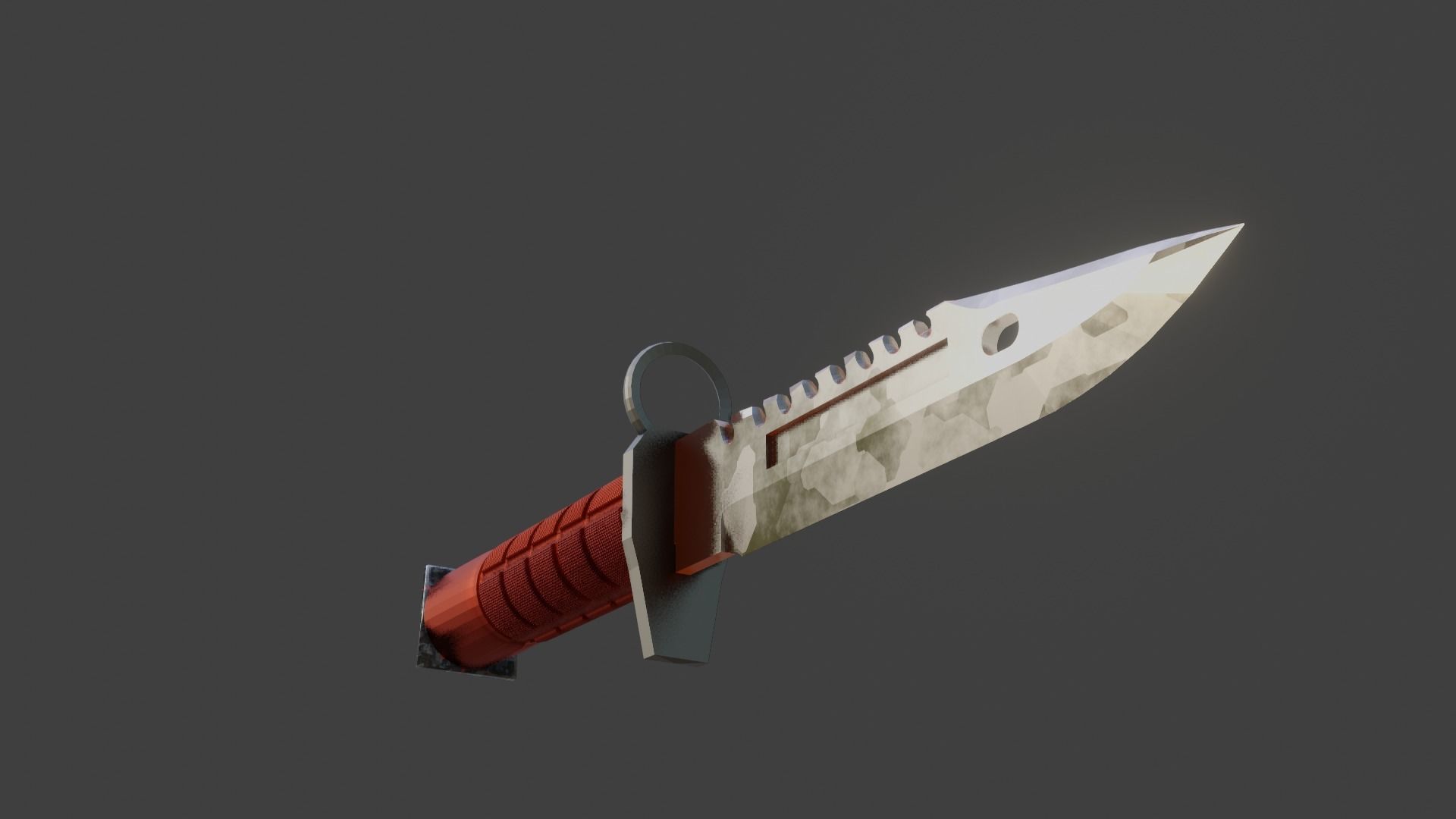I made all the knives in cs go Low-poly 3D model_12