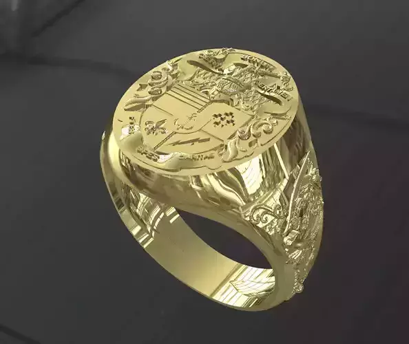 signet men medieval ring