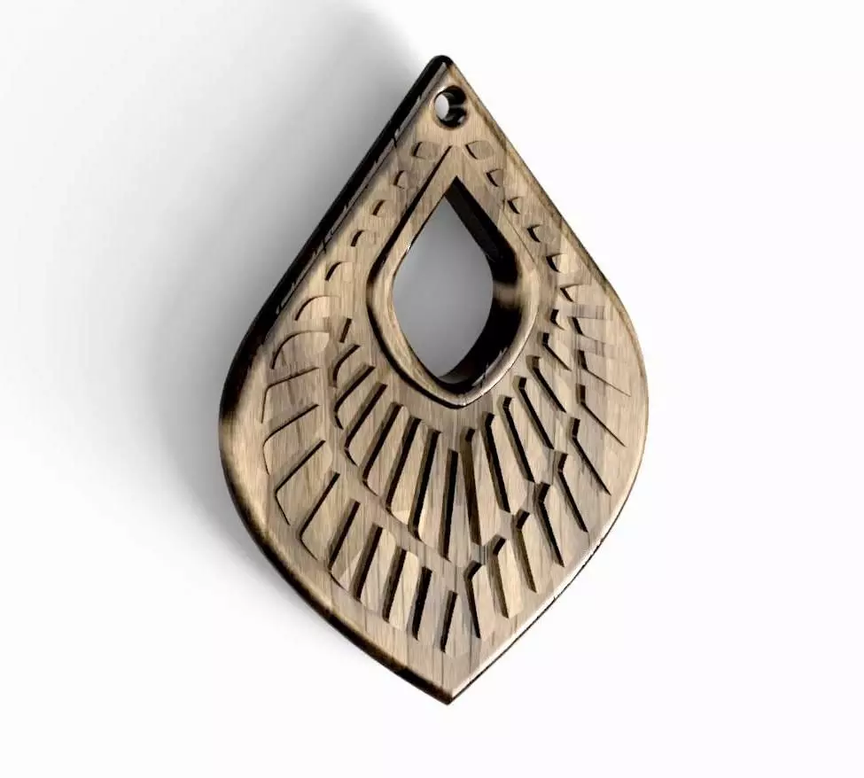 HM Earring or Necklace 012 Jewelry 3D print model_0