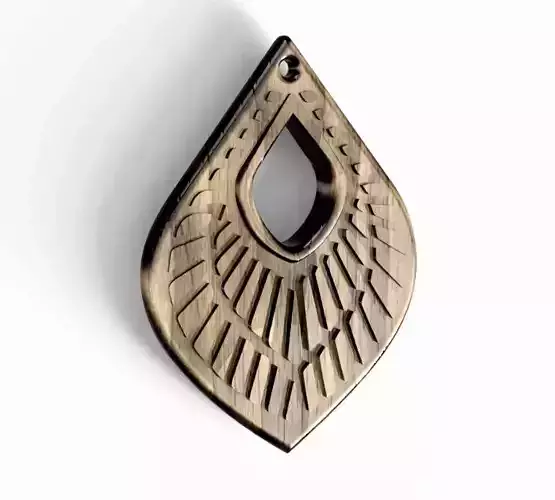 HM Earring or Necklace 012 Jewelry 3D print model