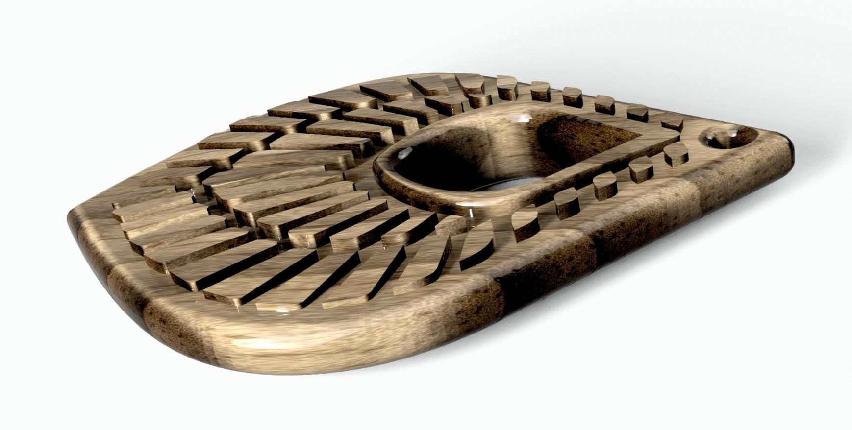 HM Earring or Necklace 012 Jewelry 3D print model_8