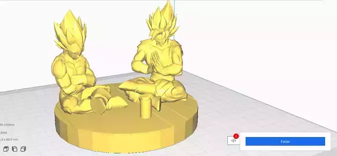 Goku and Vegeta Meditation