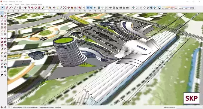 Sketchup Terminal B4 3D model