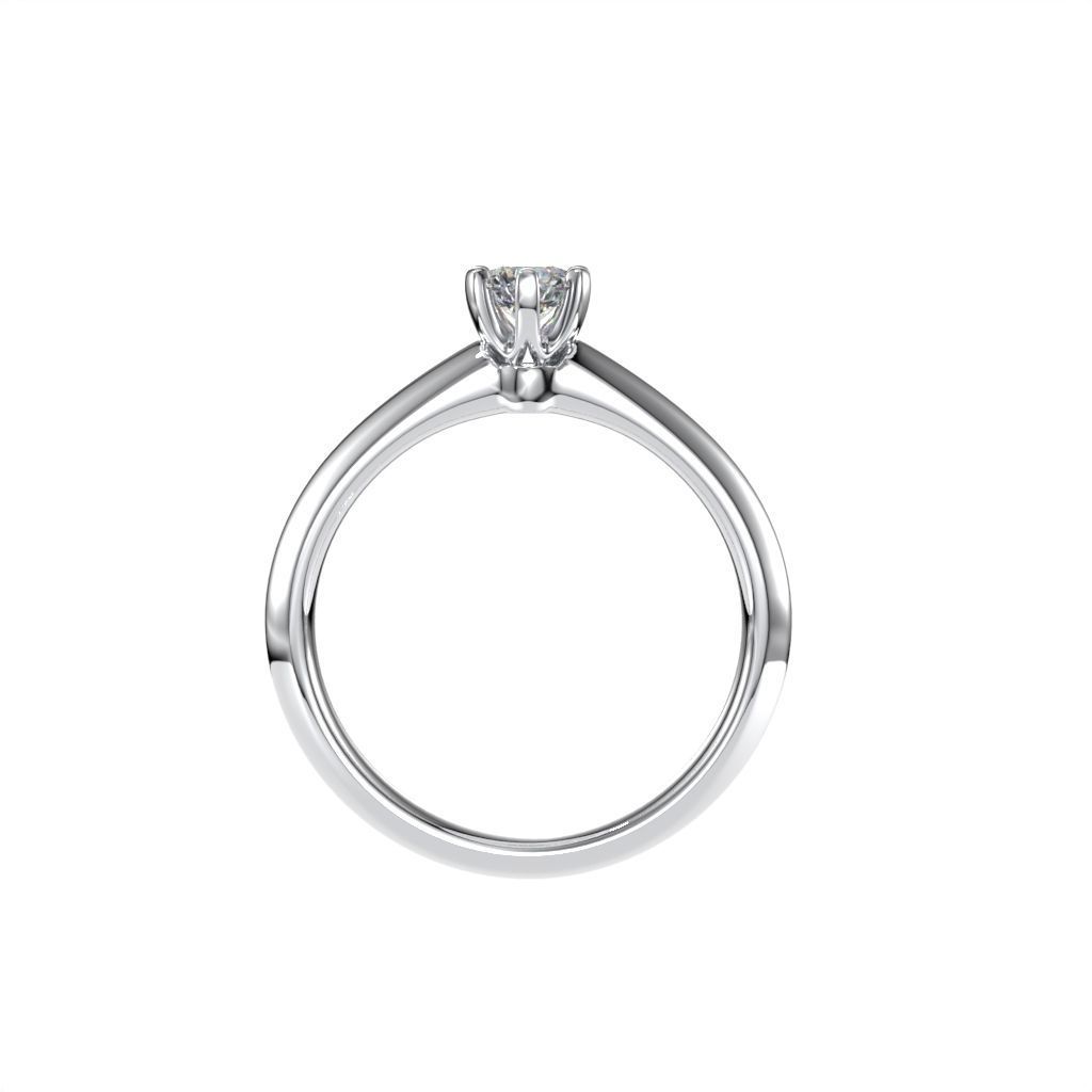 Solitaire rings tifan style  3D print model_37