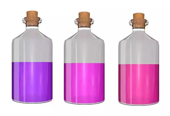 Magic potion bottle