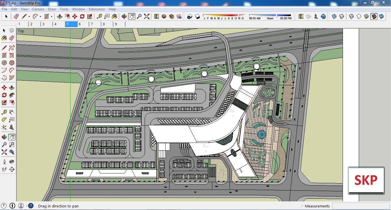 Sketchup Terminal C5 3D model_1