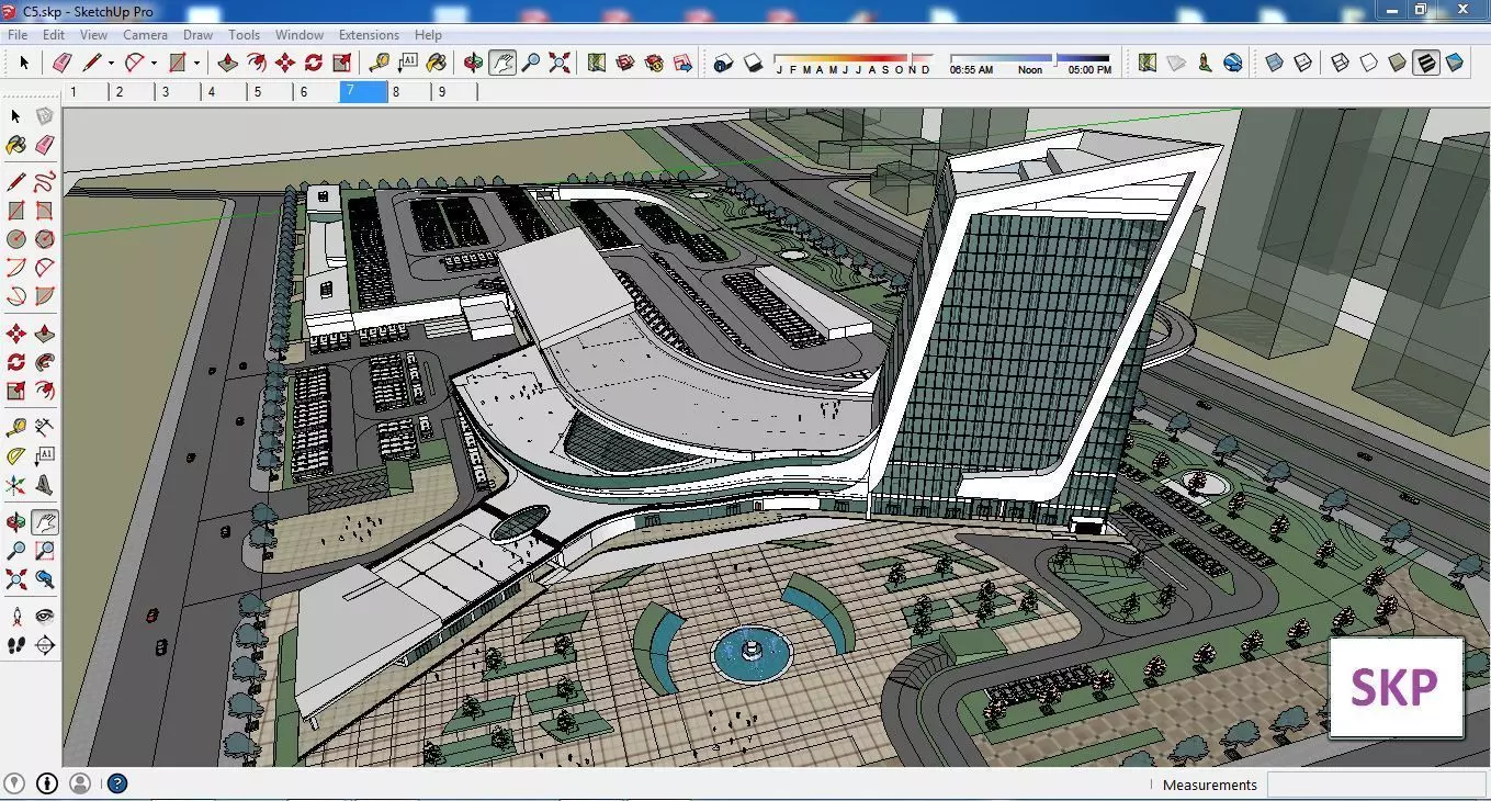 Sketchup Terminal C5 3D model_0