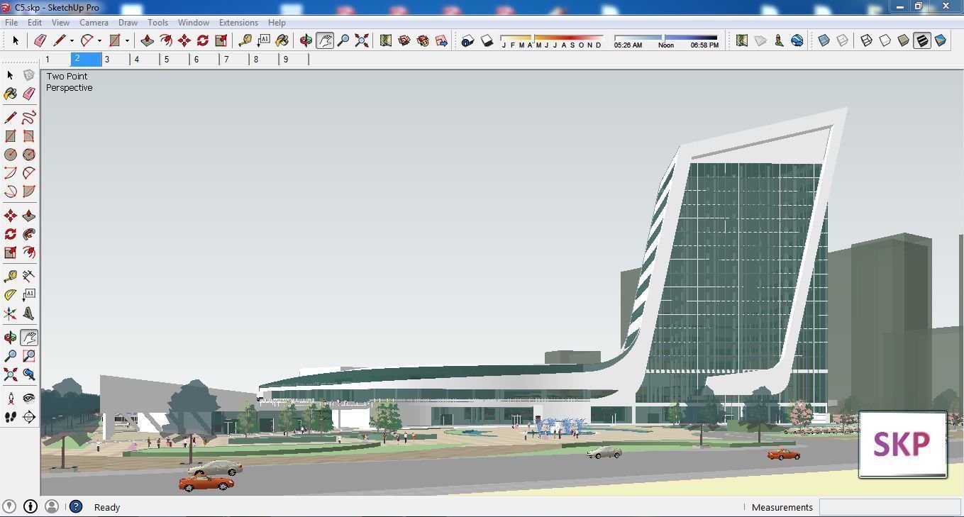 Sketchup Terminal C5 3D model_2