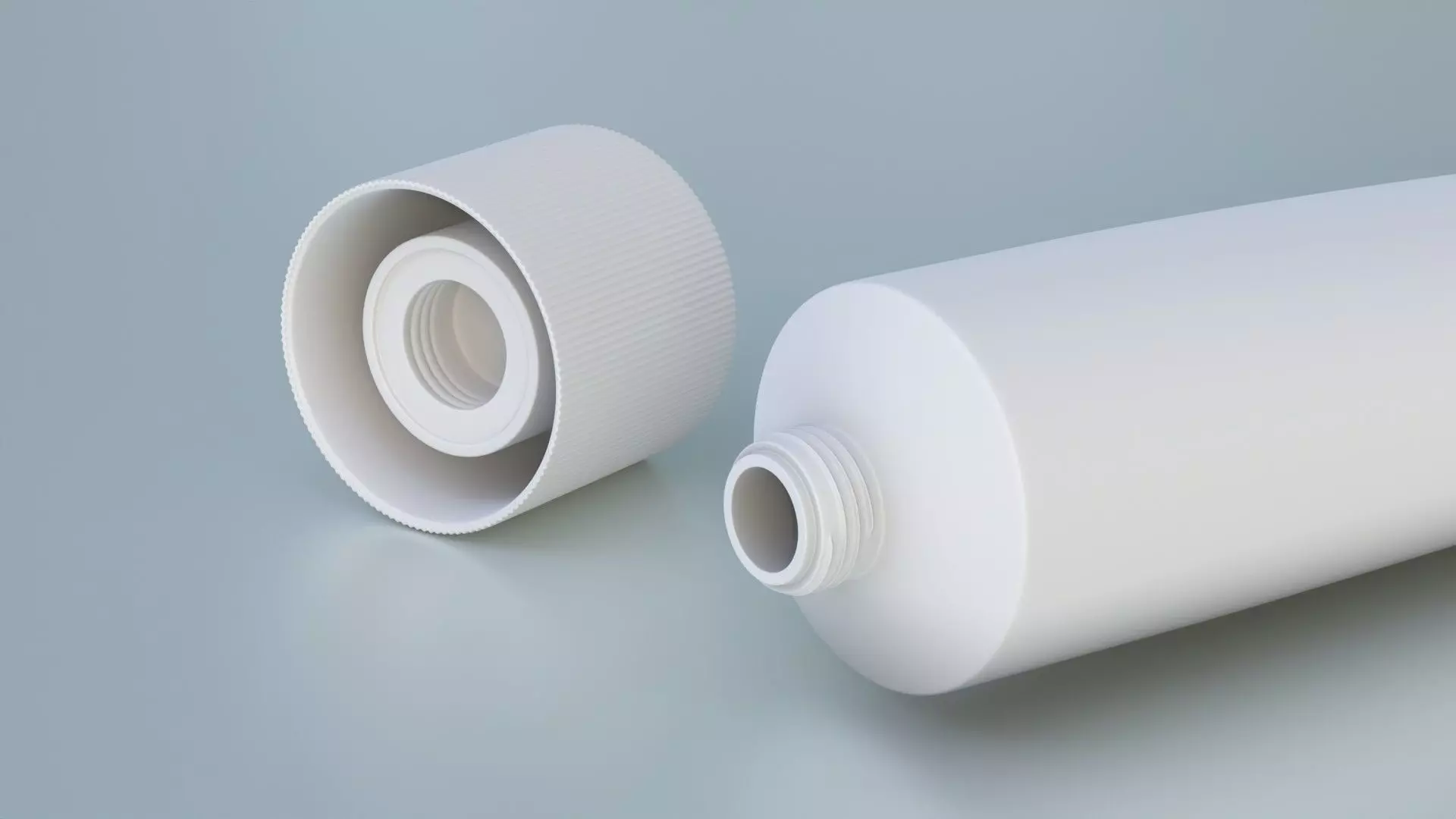 Cream tube mock up 3D model_0