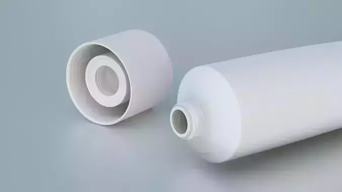 Cream tube mock up