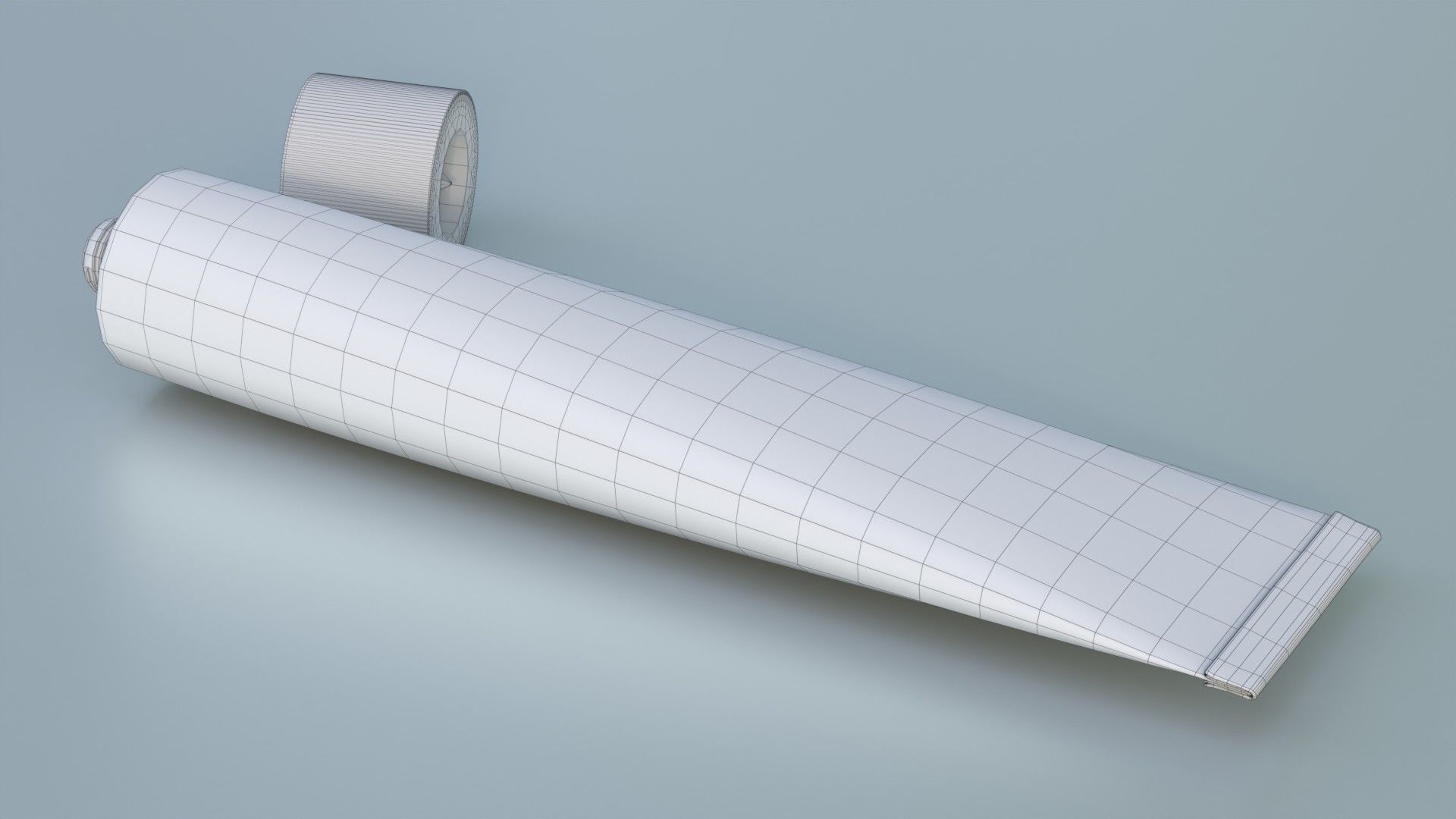 Cream tube mock up 3D model_17