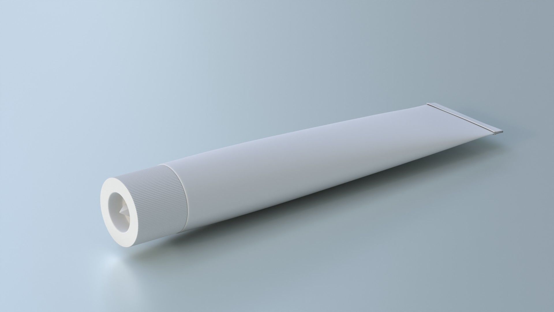 Cream tube mock up 3D model_3