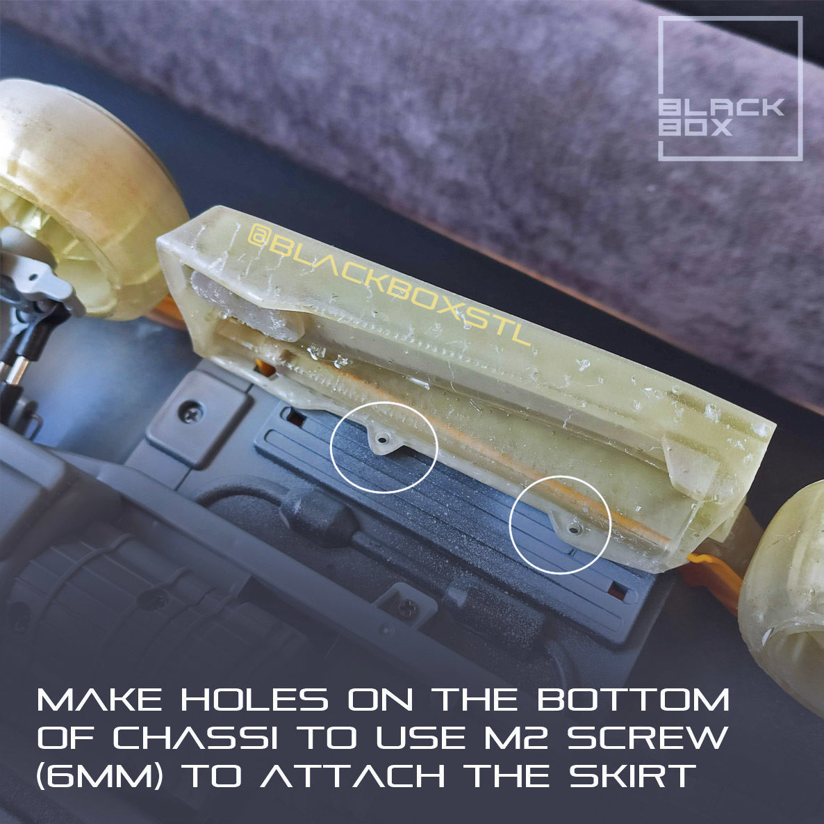 WPL D42 RC BODYKIT by BLACKBOX 1-10th 3D print model_8