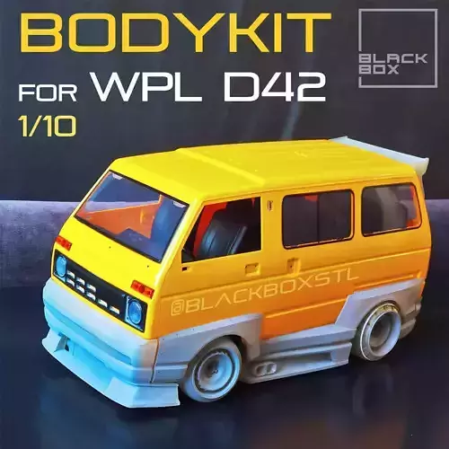 WPL D42 RC BODYKIT by BLACKBOX 1-10th 3D print model