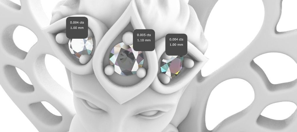 Fairy Necklace  3D print model_2