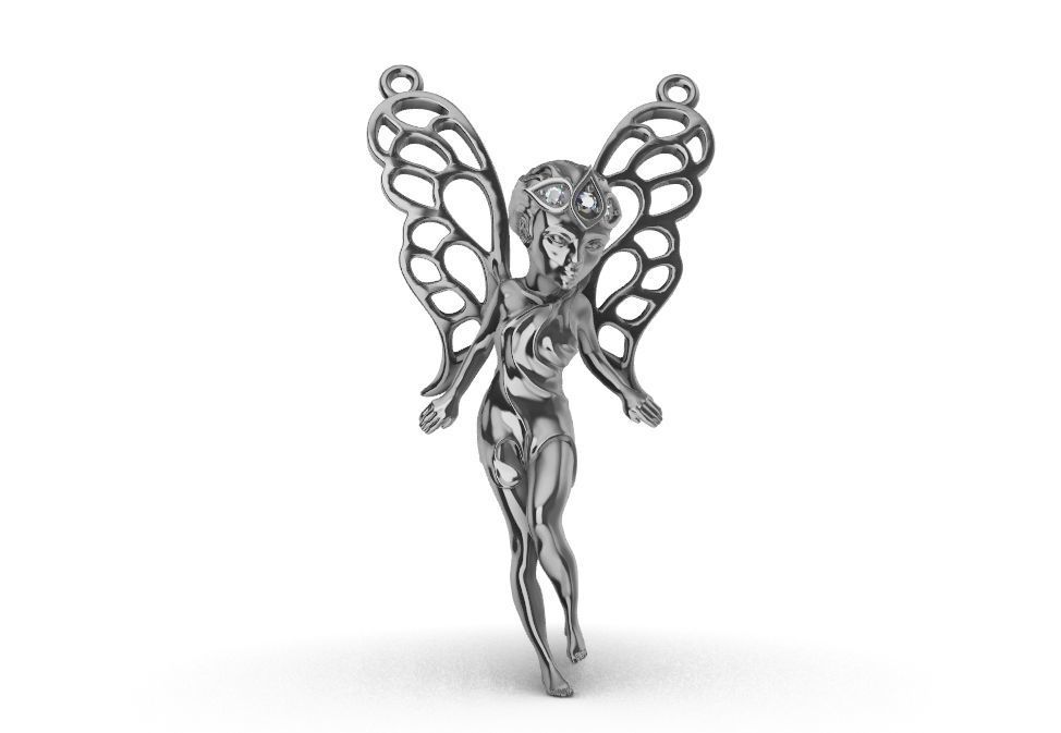 Fairy Necklace  3D print model_5