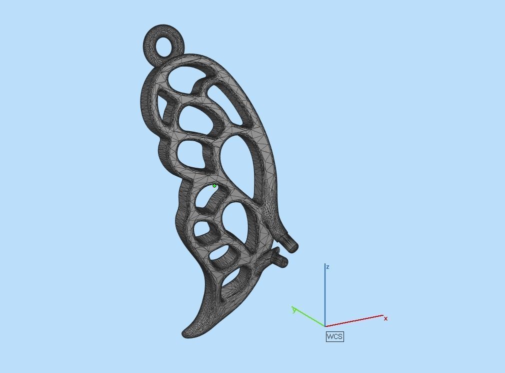 Fairy Necklace  3D print model_11