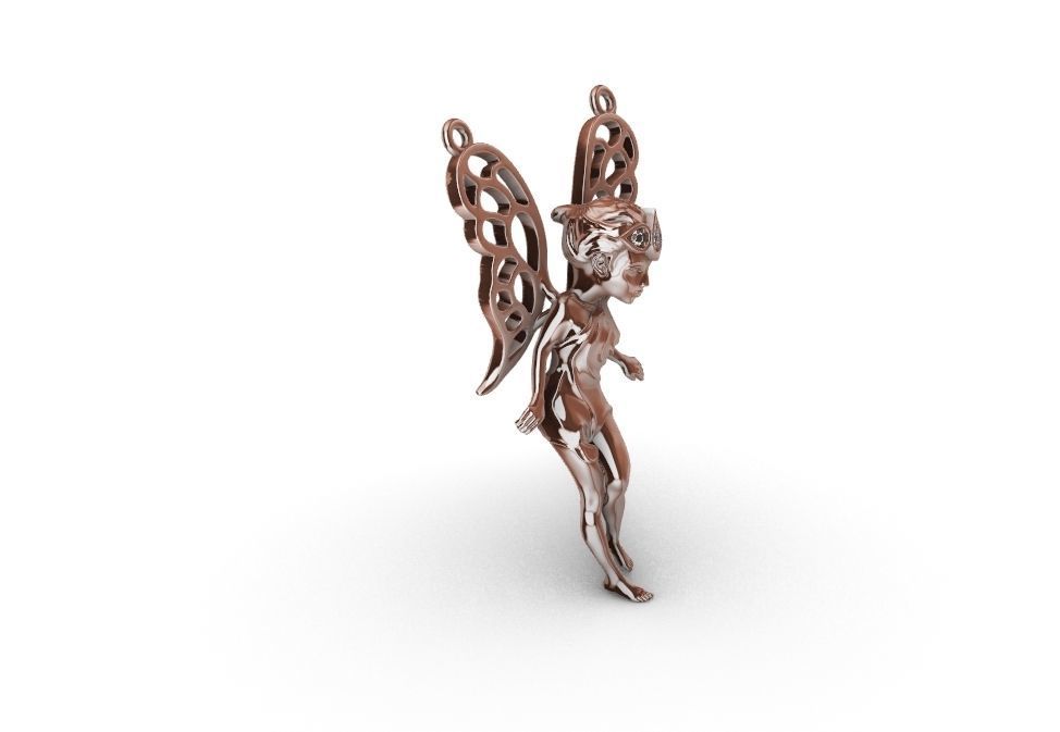 Fairy Necklace  3D print model_6