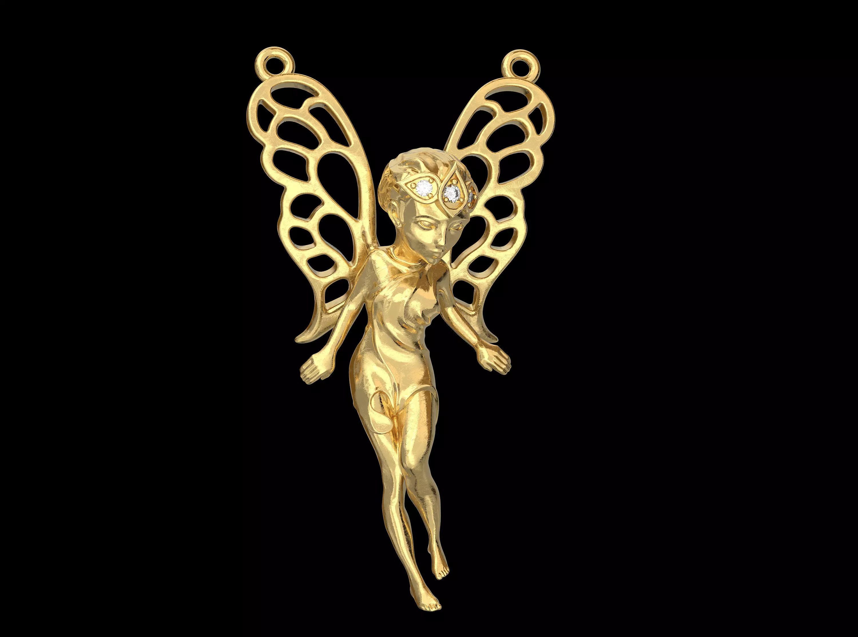 Fairy Necklace  3D print model_0