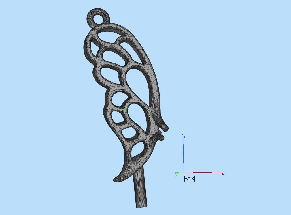 Fairy Necklace  3D print model_12