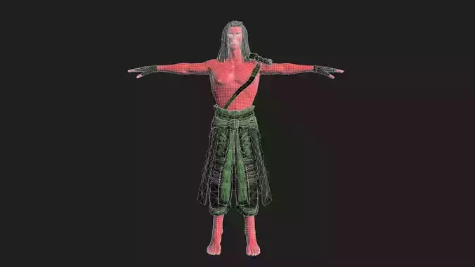 Martian Alien 3D Model