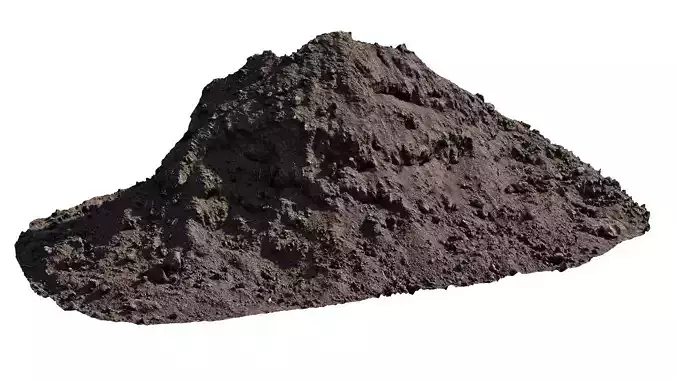 Mountain of soil 3D model