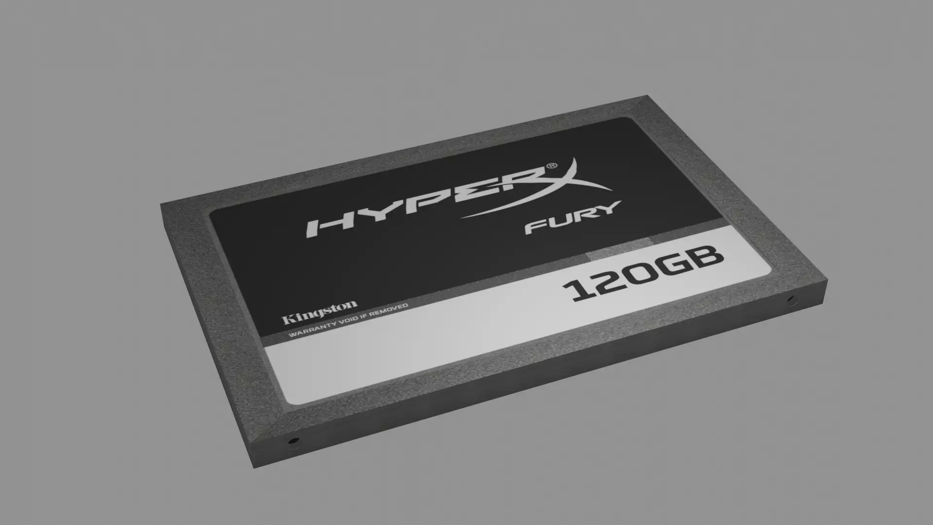 Kingston120GB hyperx fury ssd Free 3D model