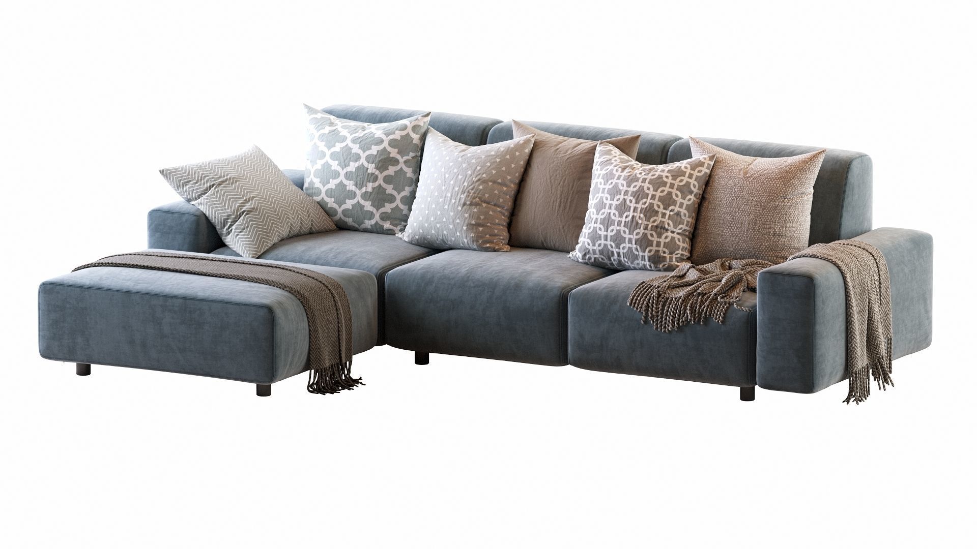 Sofa Aston02 3D model_1