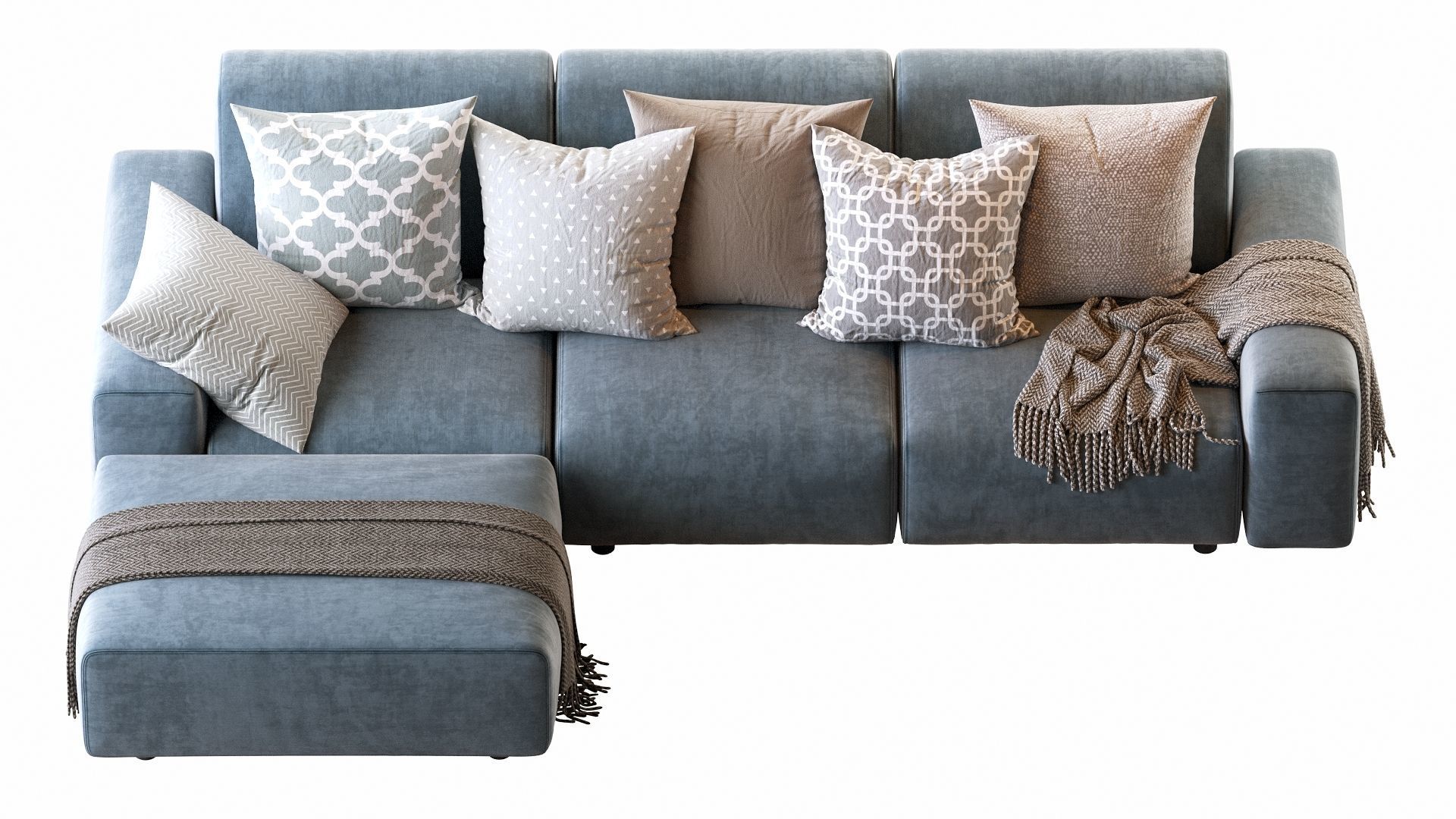 Sofa Aston02 3D model_5