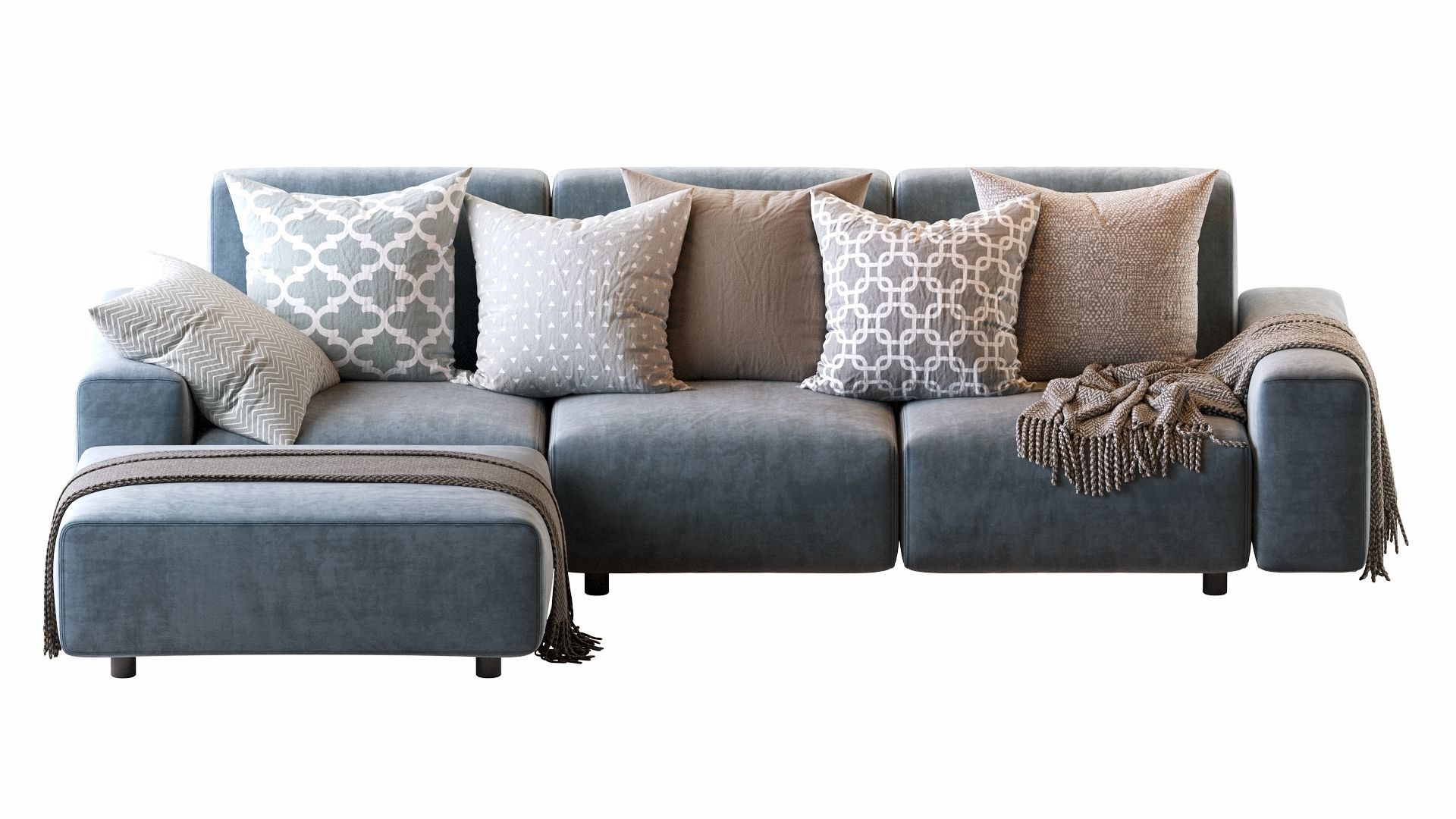 Sofa Aston02 3D model_2