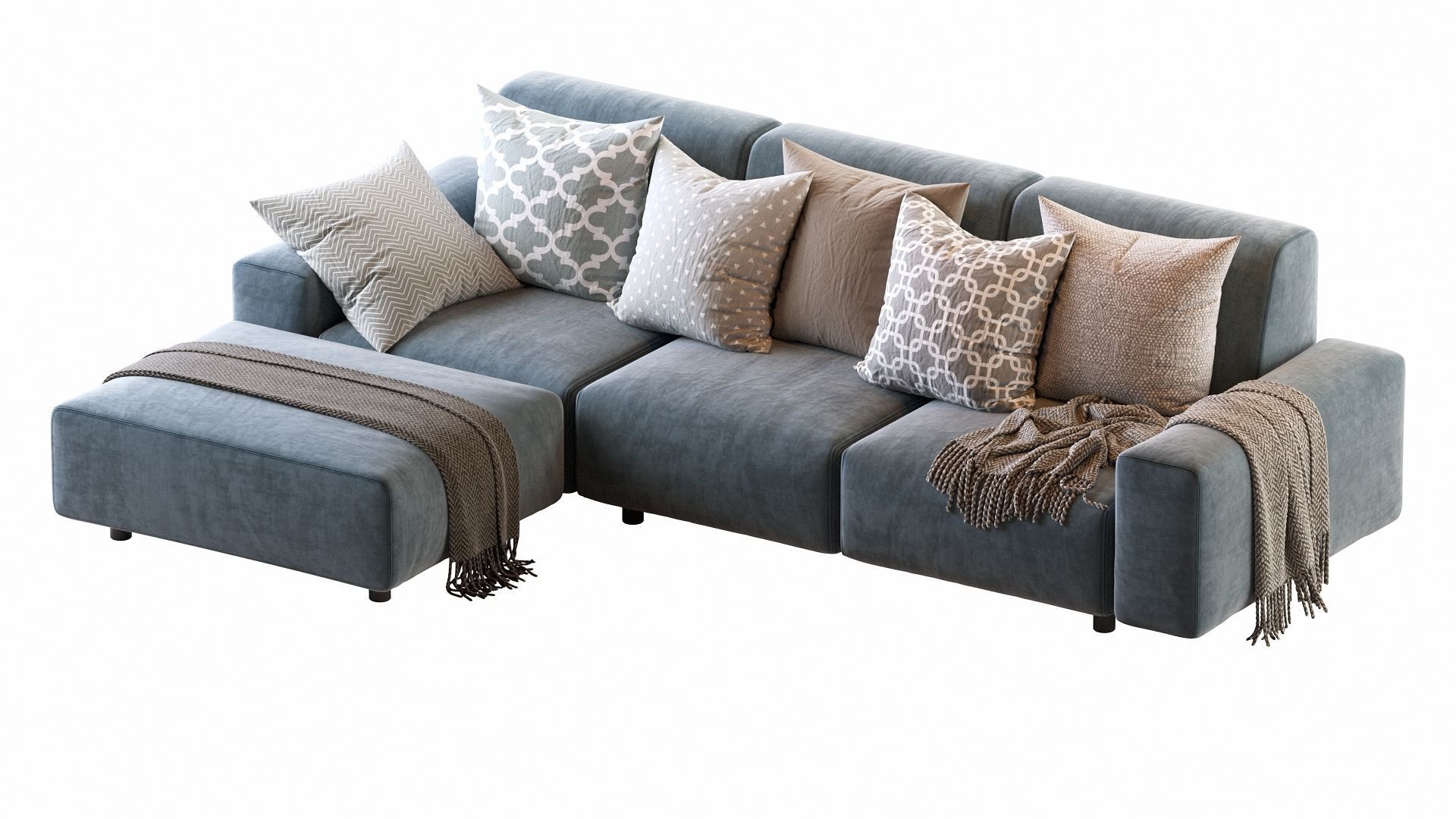 Sofa Aston02 3D model_4